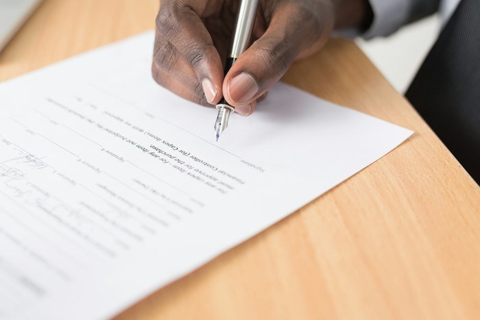 Signature d'un acte